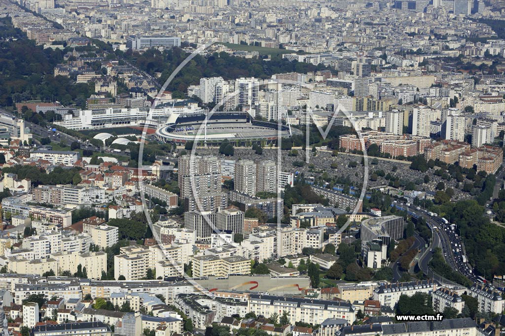 Photo arienne de Gentilly