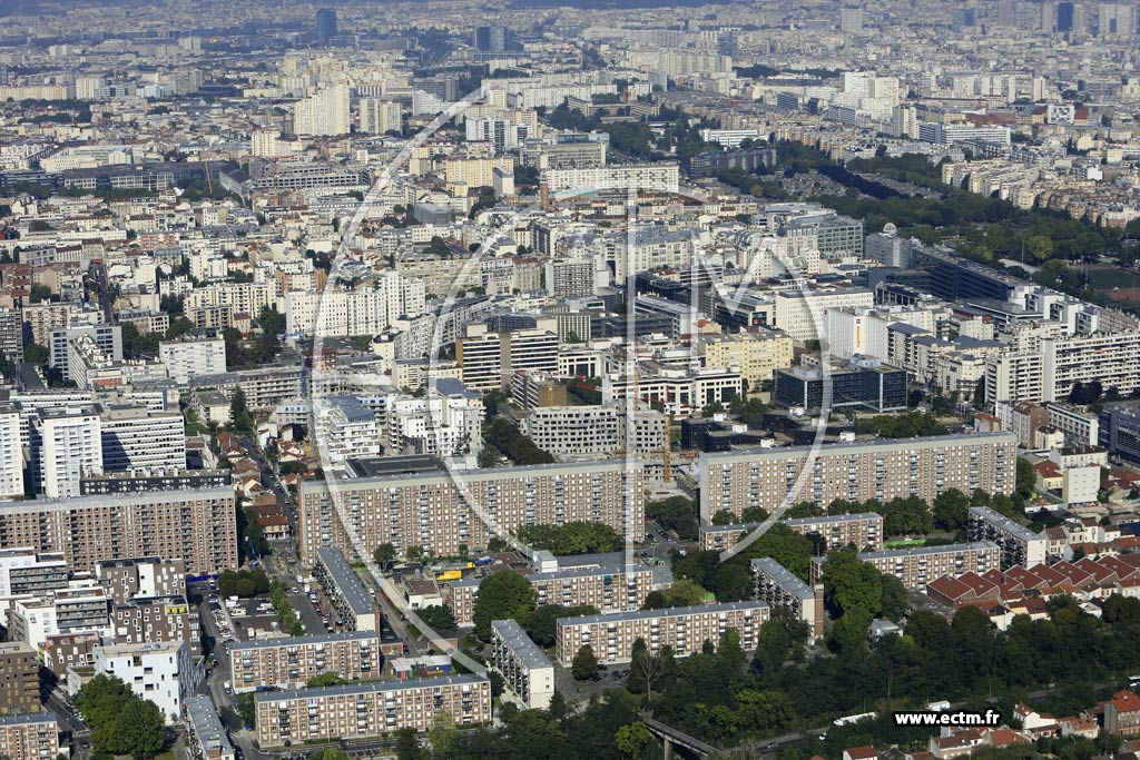 Photo arienne de Gentilly