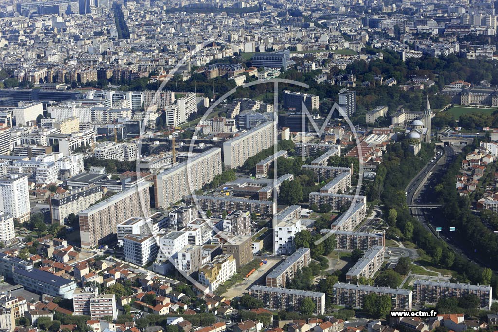 Photo arienne de Gentilly