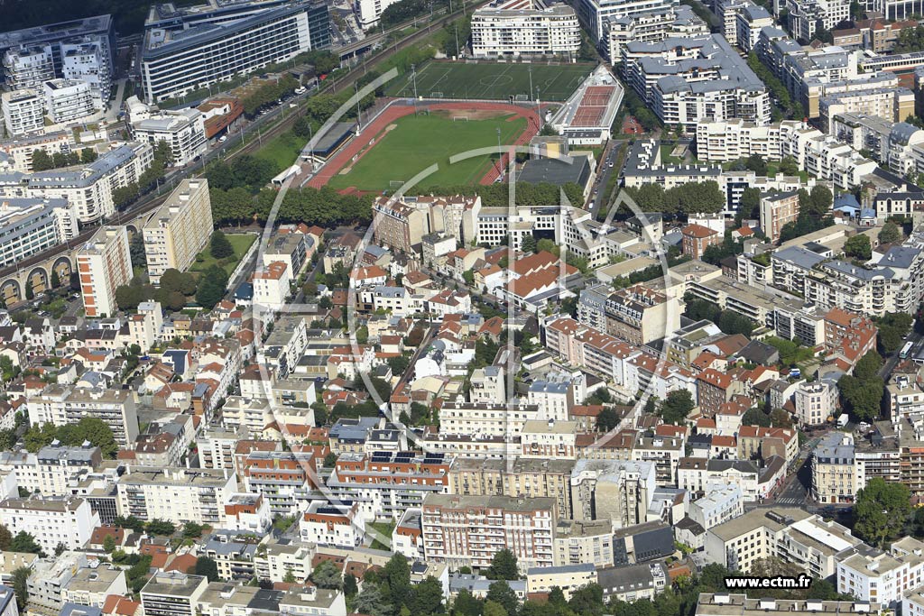 Photo arienne de Issy-les-Moulineaux