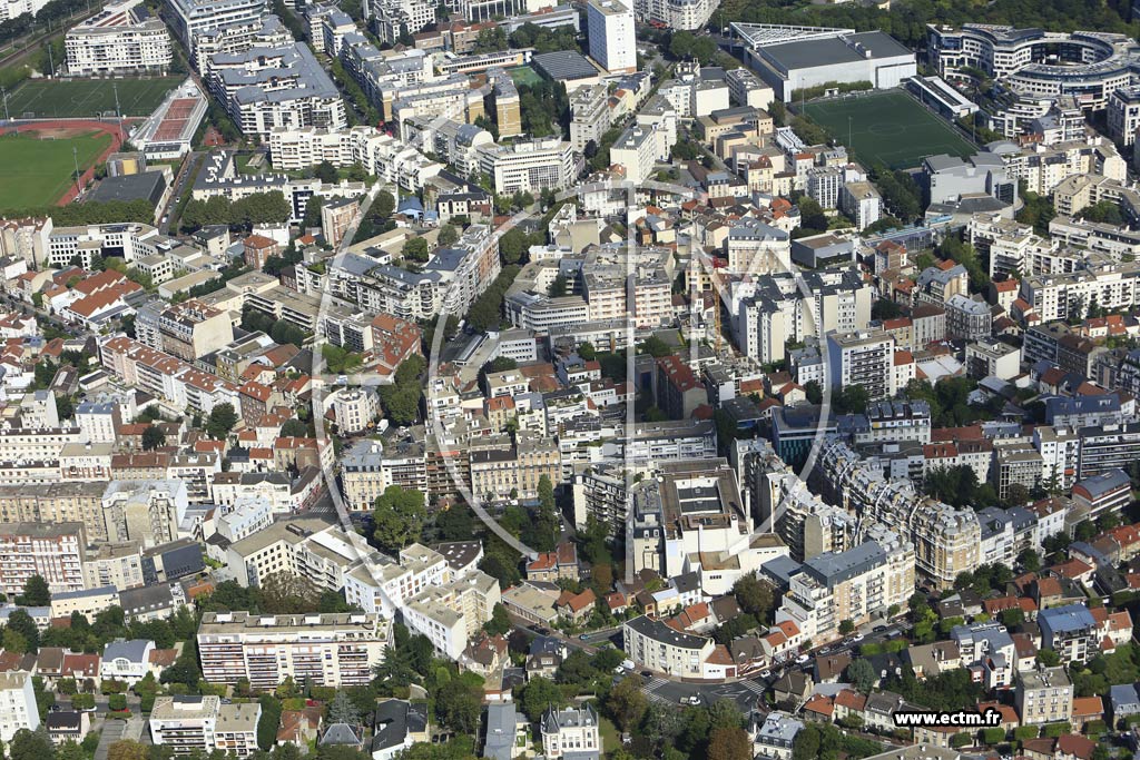 Photo arienne de Issy-les-Moulineaux