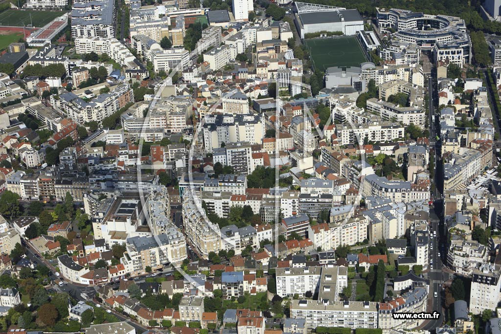 Photo arienne de Issy-les-Moulineaux