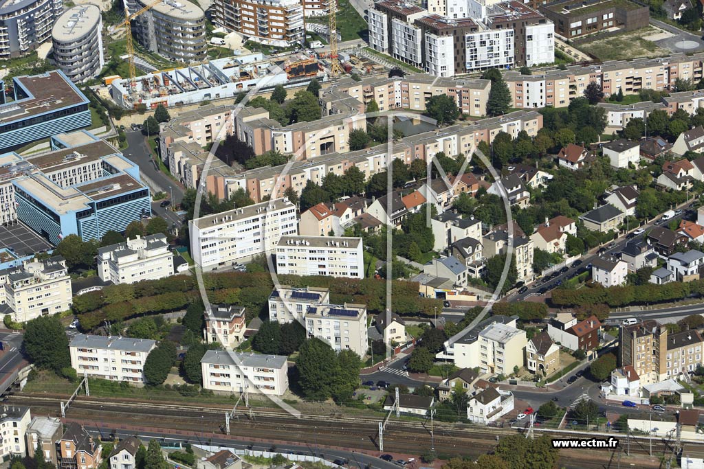 Photo arienne de Issy-les-Moulineaux (les pinettes)