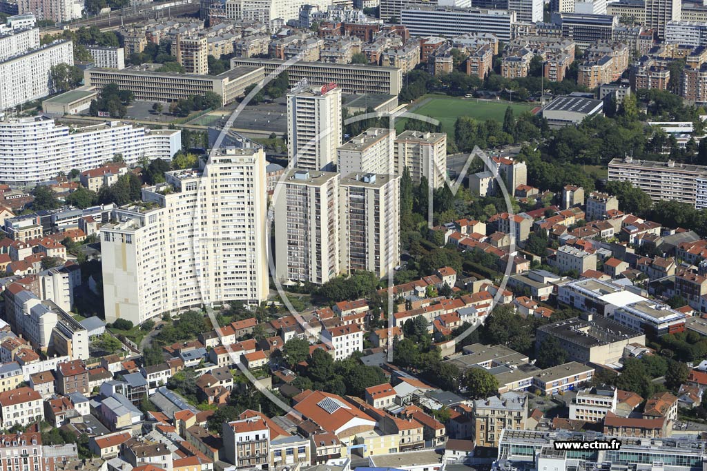 Photo arienne de Malakoff (Nord)
