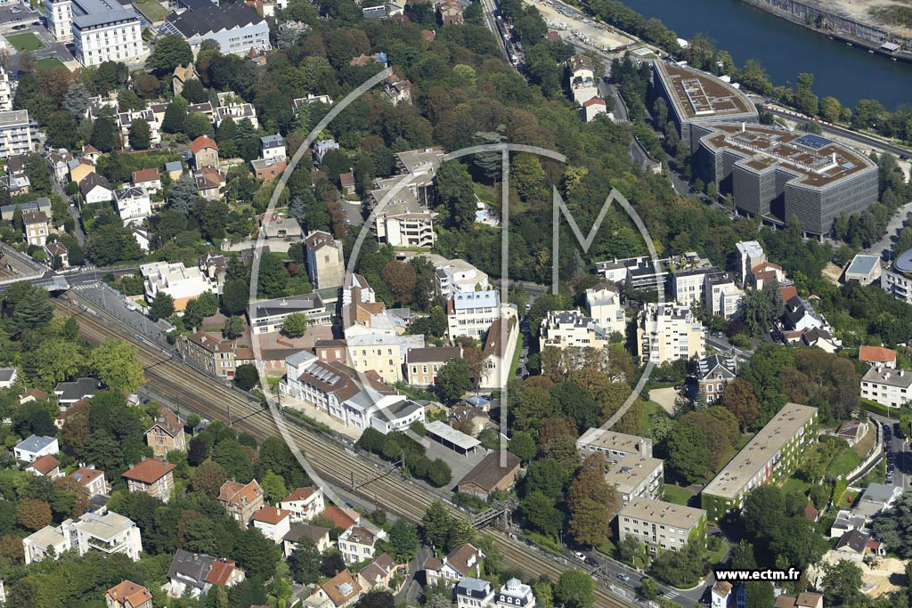 Photo arienne de Meudon (Bas Meudon)