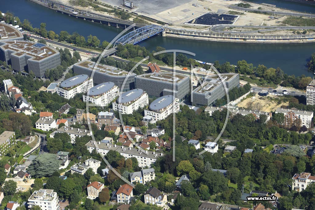 Photo arienne de Meudon (Bas Meudon)