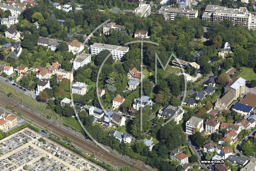 Photo arienne de Meudon (Bas Meudon)
