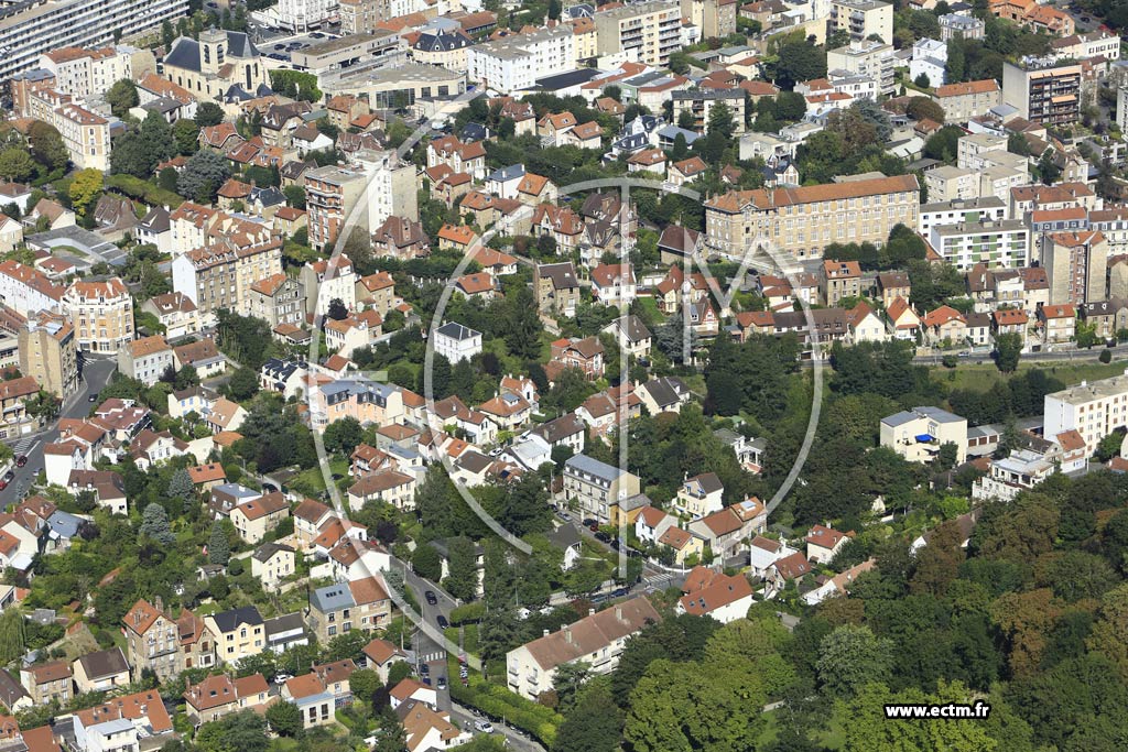 Photo arienne de Meudon (Fleury)