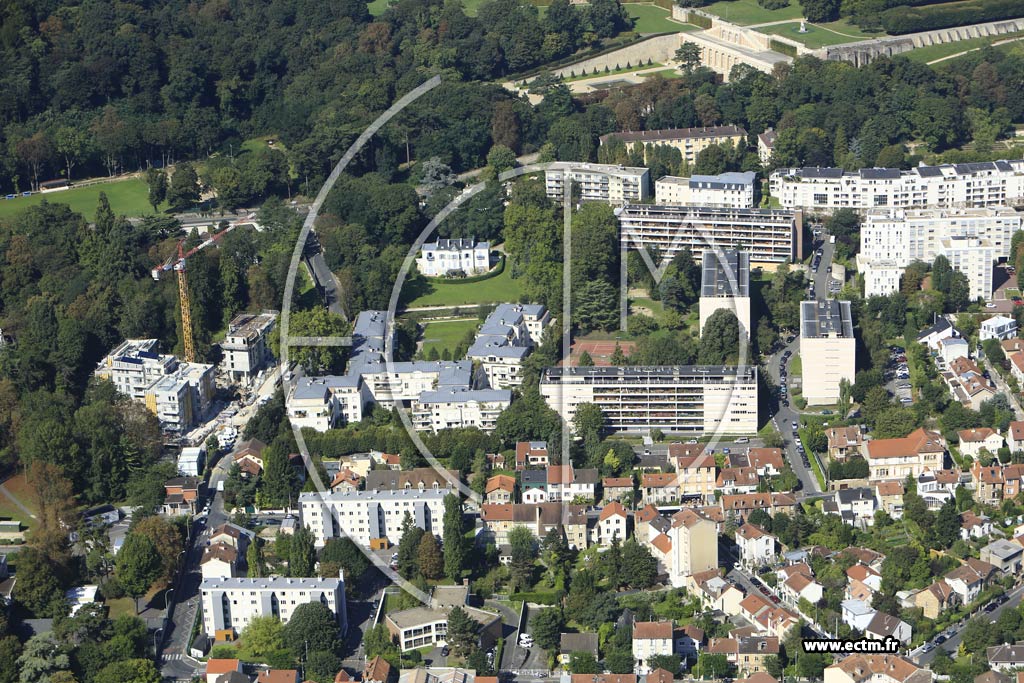Photo arienne de Meudon (Fleury)