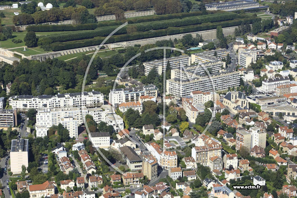 Photo arienne de Meudon (Fleury)