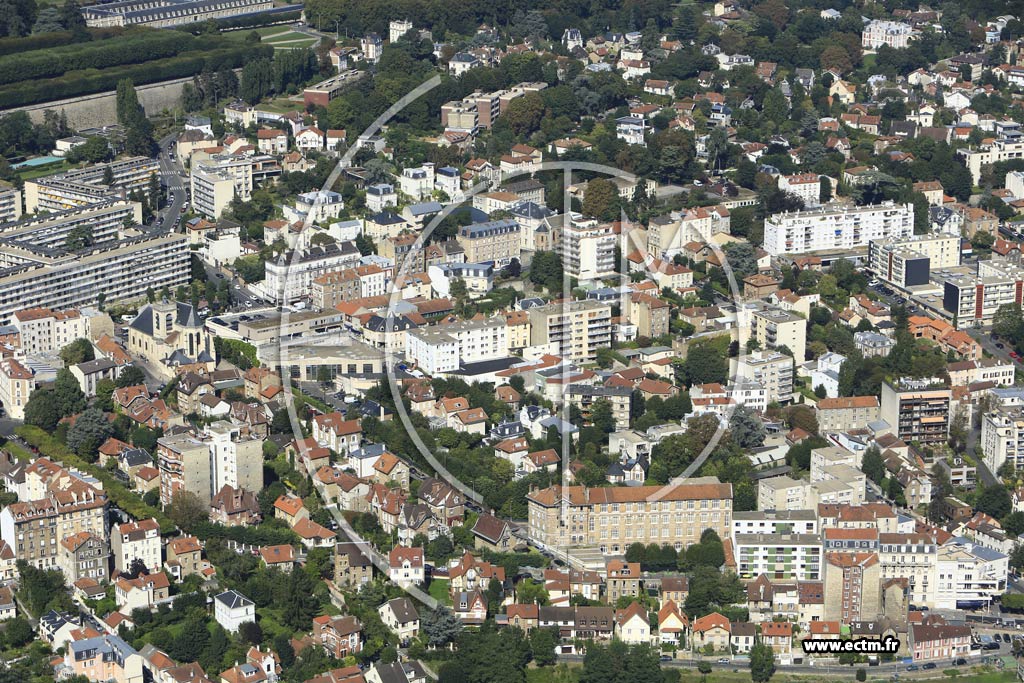 Photo arienne de Meudon (Fleury)