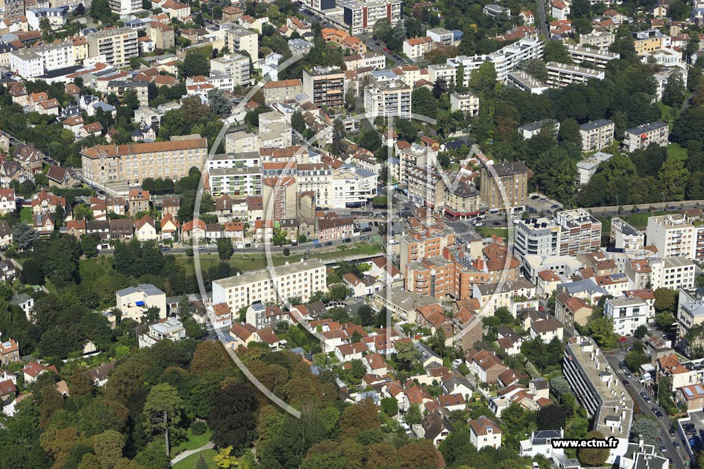 Photo arienne de Meudon (Fleury)