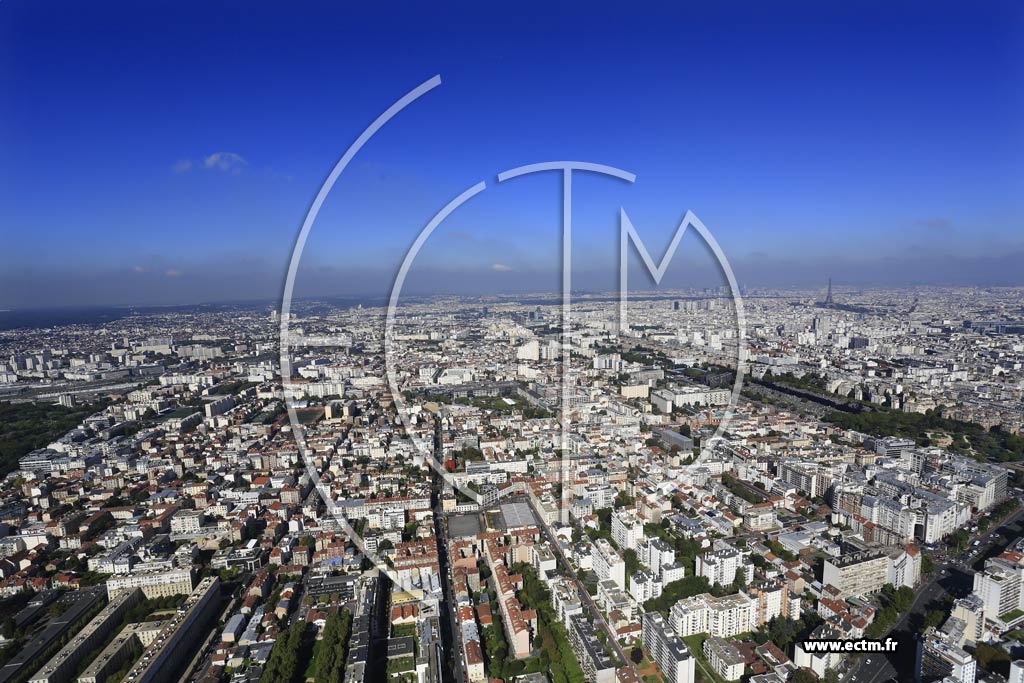 Photo arienne de Montrouge