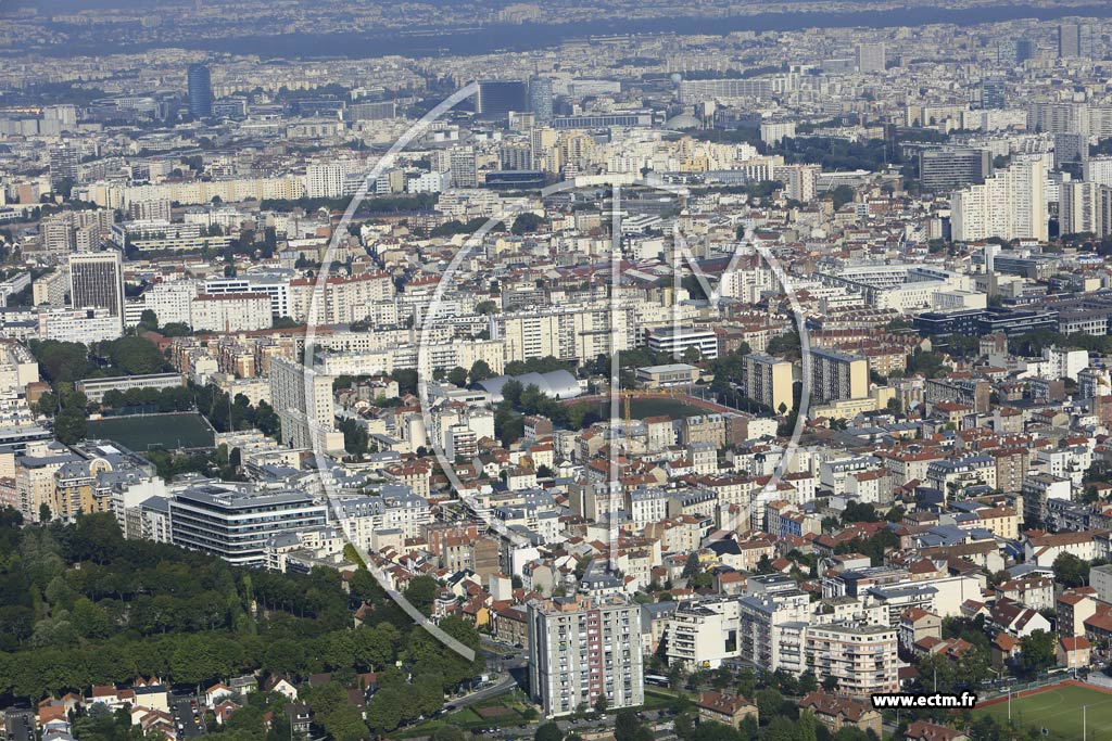 Photo arienne de Montrouge (Boileau - Ferry)