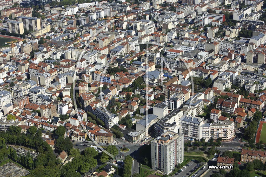 Photo arienne de Montrouge (Boileau - Ferry)