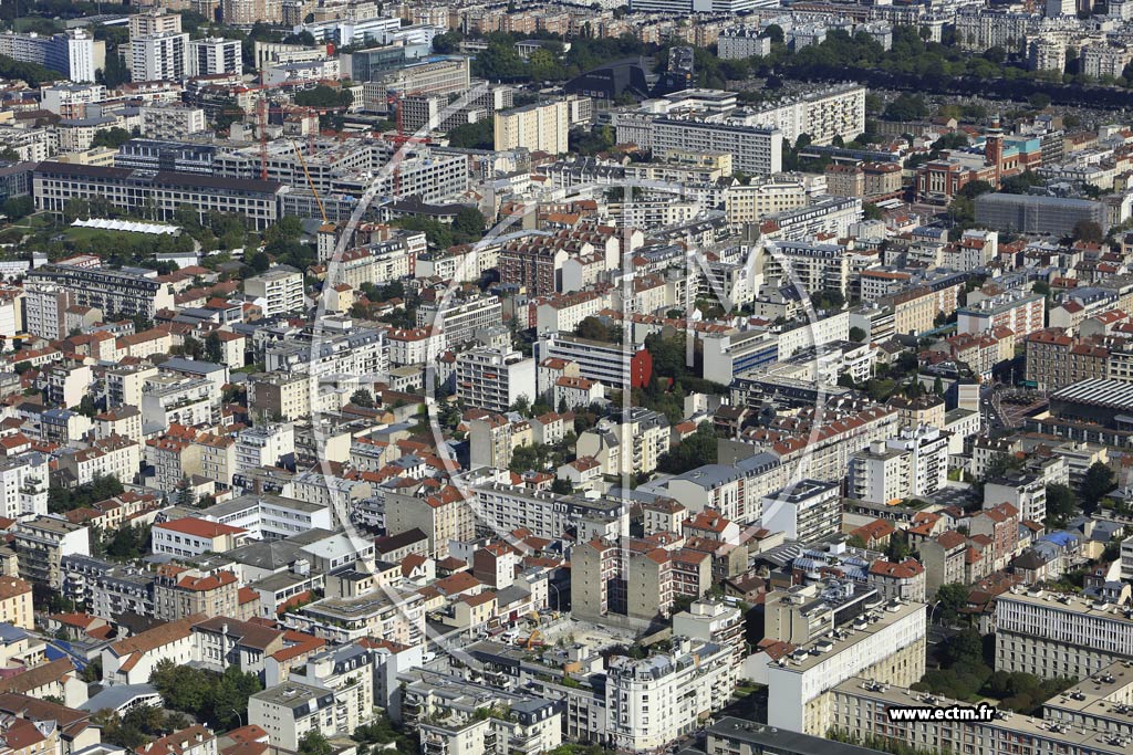 Photo arienne de Montrouge (Boileau - Ferry)