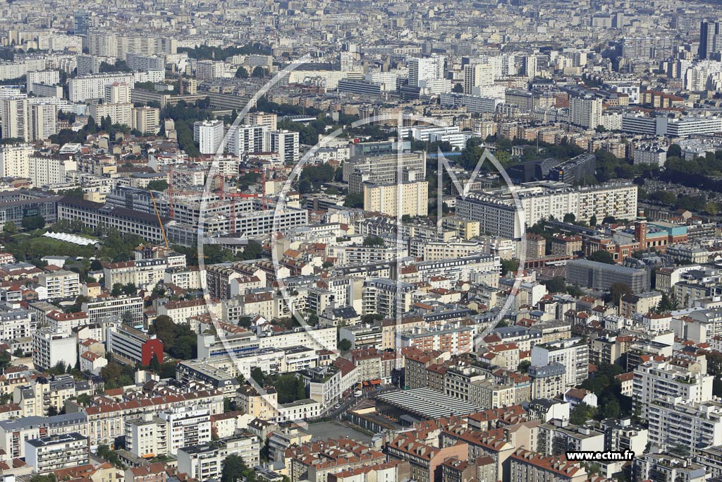 Photo arienne de Montrouge (Porte de Montrouge)