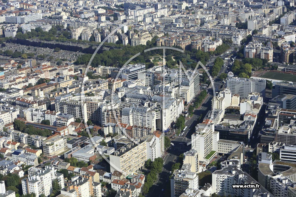 Photo arienne de Montrouge (Porte de Montrouge)