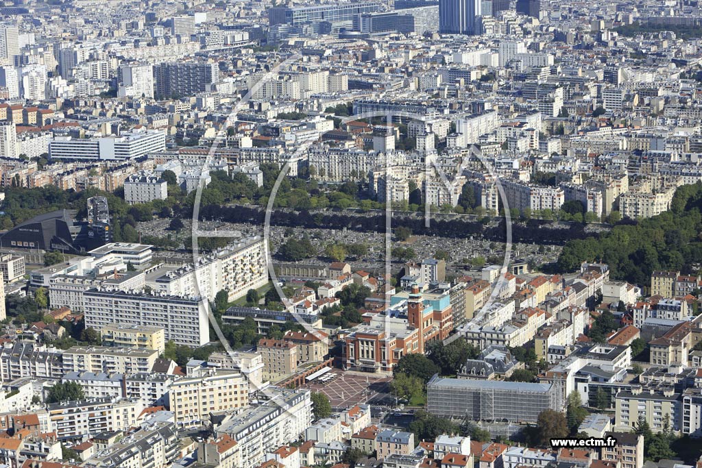 Photo arienne de Montrouge (Portes de Montrouge)