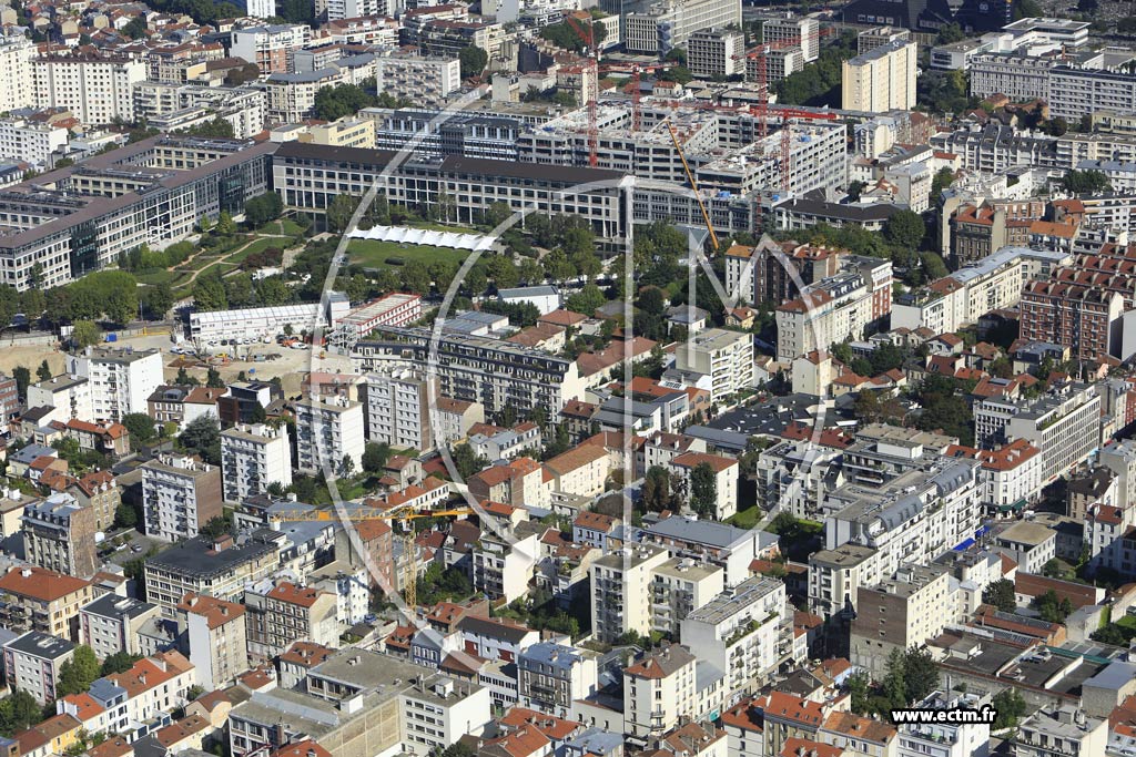 Photo arienne de Montrouge (Village Jean Jaurs)