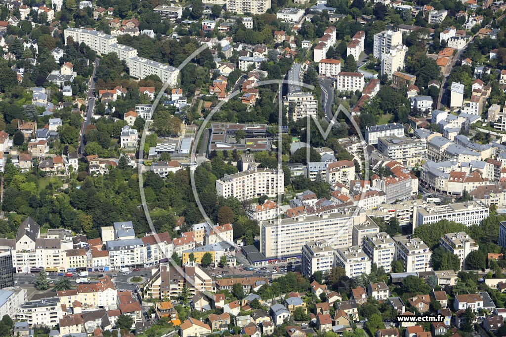 Photo arienne de Svres