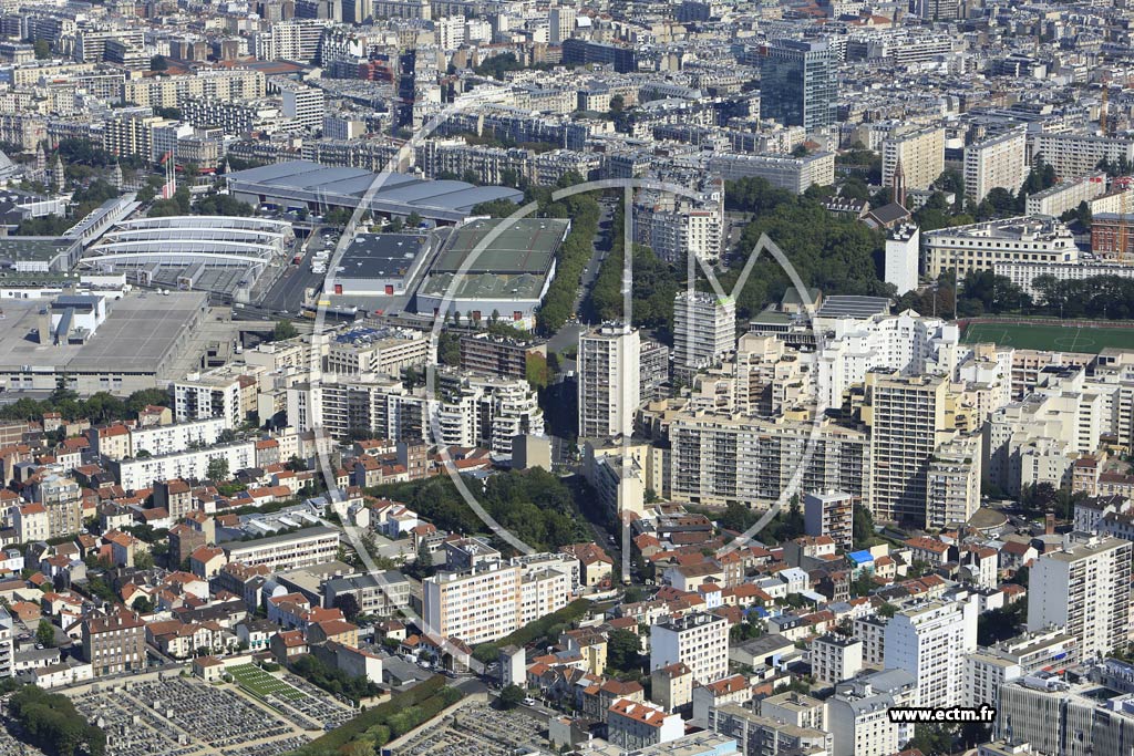 Photo arienne de Vanves (le Plateau)