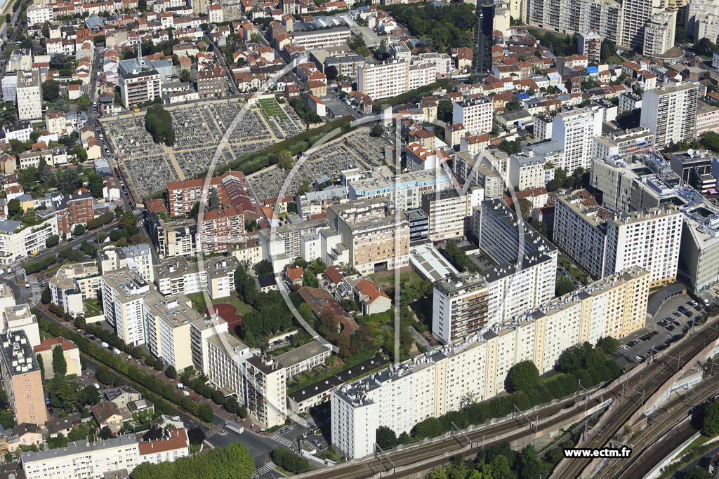 Photo arienne de Vanves (le Plateau)