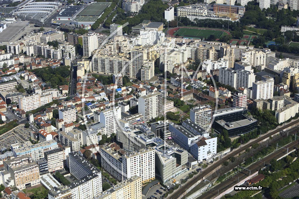 Photo arienne de Vanves (le Plateau)