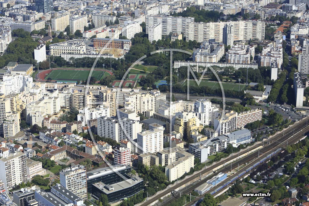 Photo arienne de Vanves (le Plateau)