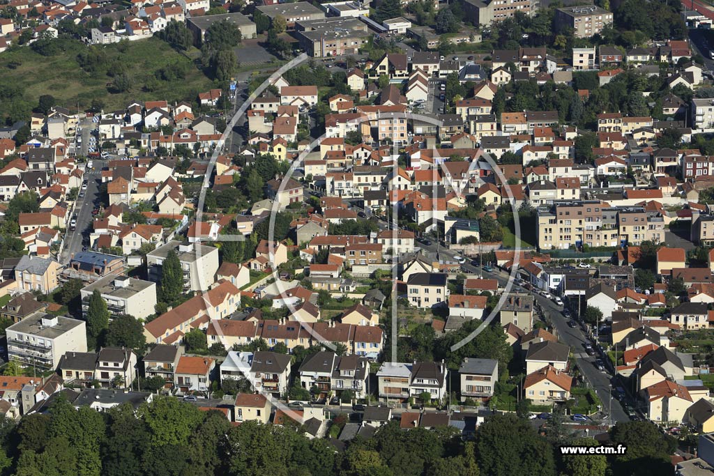 Photo arienne de Villejuif (les Monts Cuchets)