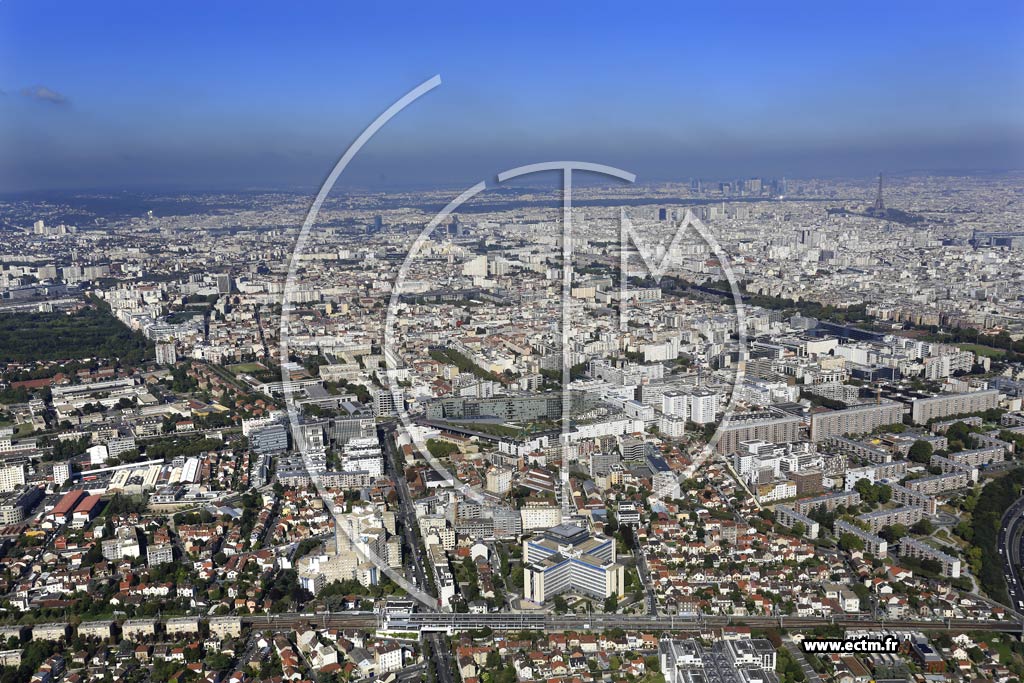 Photo arienne de Arcueil (Quartier de Laplace)