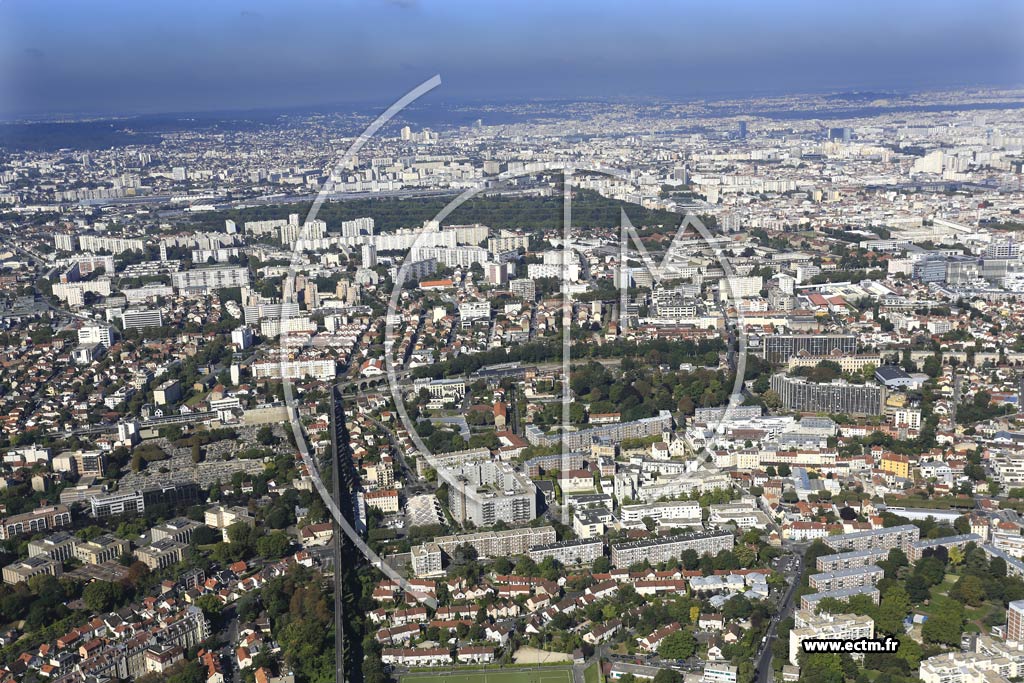 Photo arienne de Arcueil (Quartier Jean-Mac)