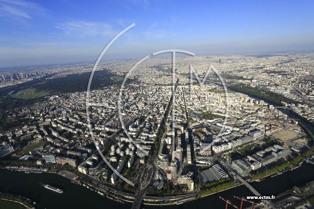 Photo arienne de Boulogne-Billancourt