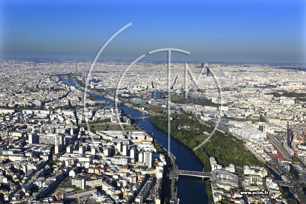 Photo arienne de Boulogne-Billancourt (Quartier Point-du-Jour)