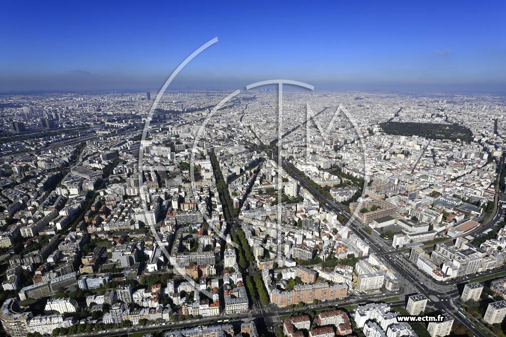 Photo arienne de Paris 12e arr. (Quartier du Bel-Air)