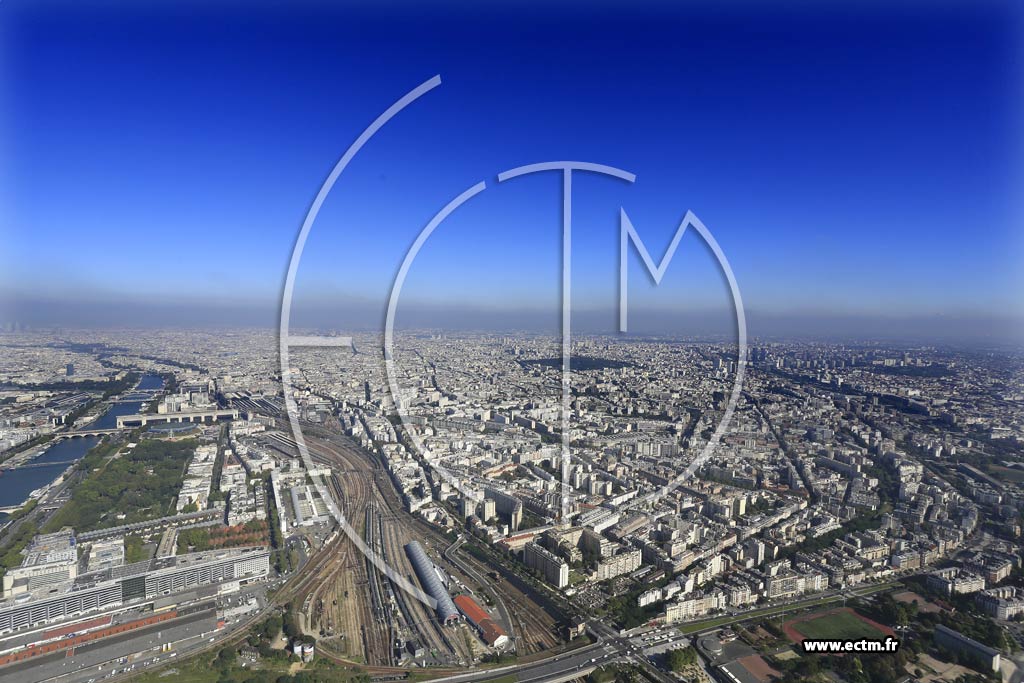 Photo arienne de Paris 13e arr. (Quartier de Bercy)