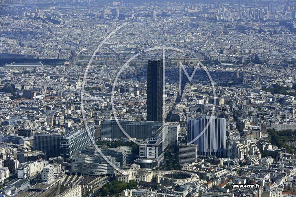 Photo arienne de Paris 14e arr. (Montparnasse)