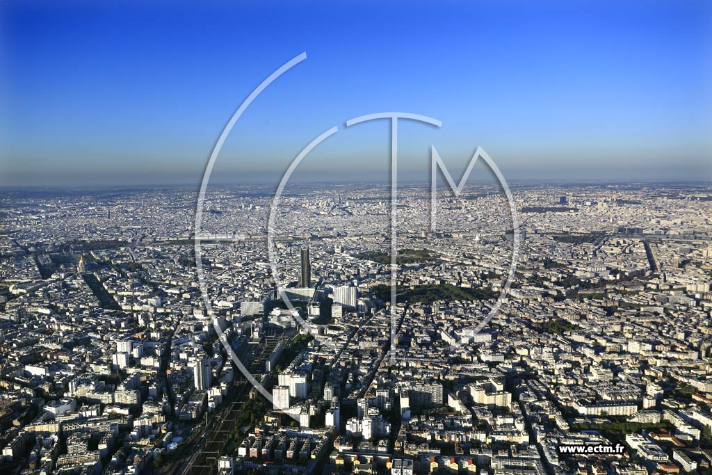 Photo arienne de Paris 14e arr. (Quartier de Plaisance)