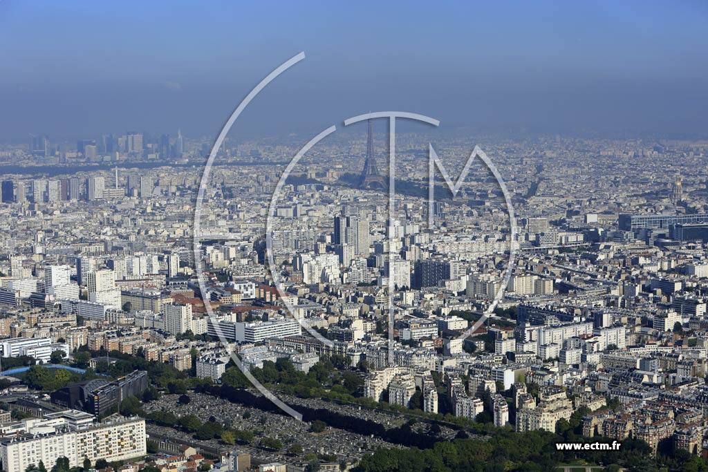 Photo arienne de Paris 14e arr. (Quartier Saint-Lambert)