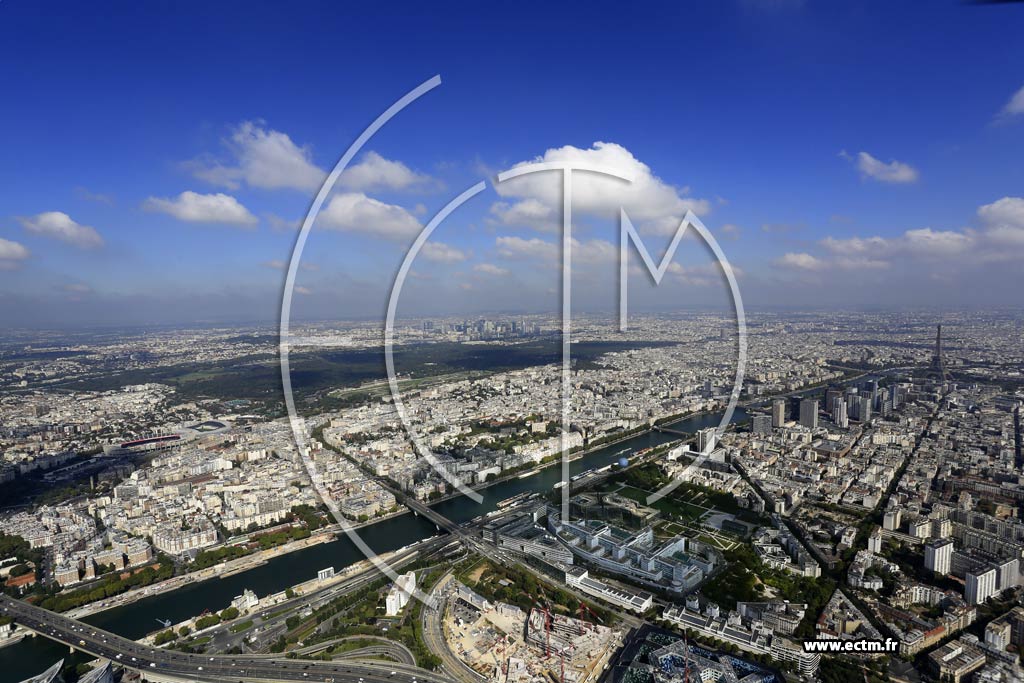 Photo arienne de Paris 15e arr. (Javel)