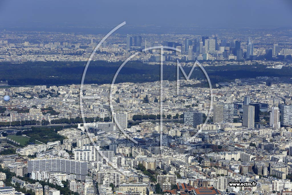 Photo arienne de Paris 15e arr. (Javel)