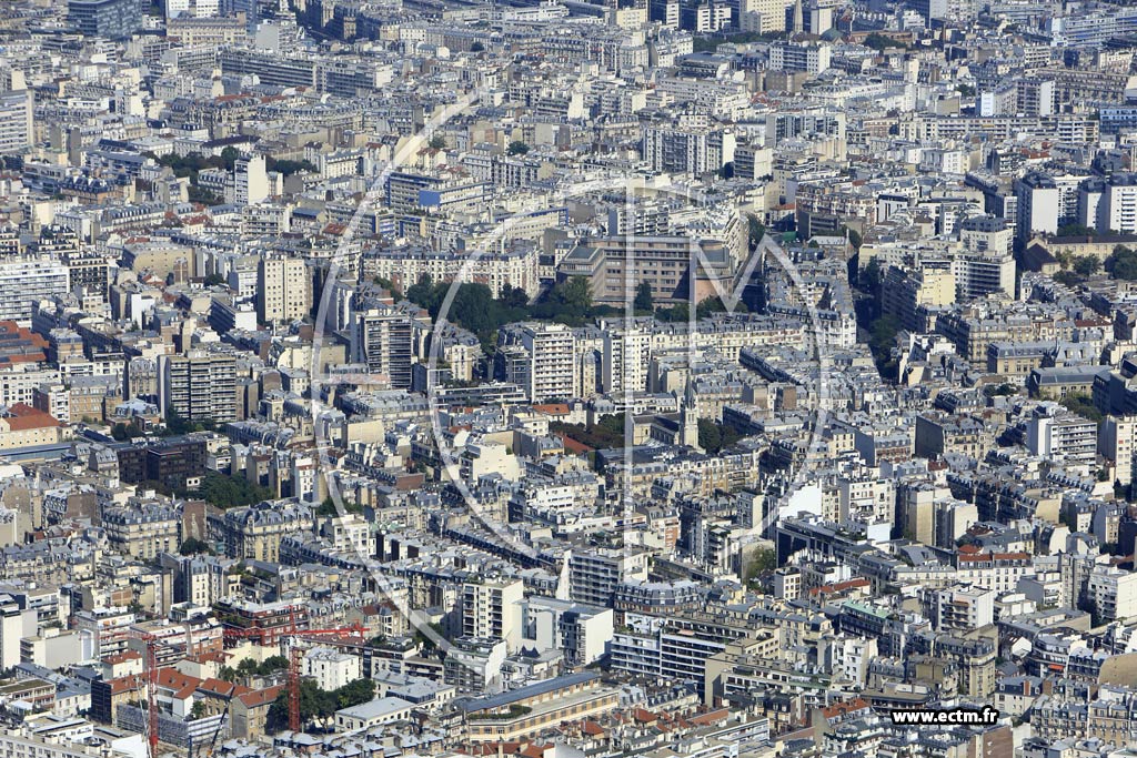 Photo arienne de Paris 15e arr. (Necker)