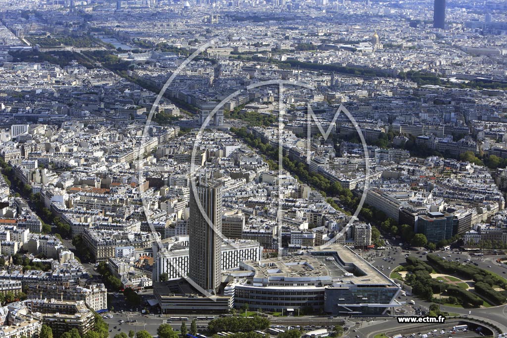 Photo arienne de Paris 17e arr.