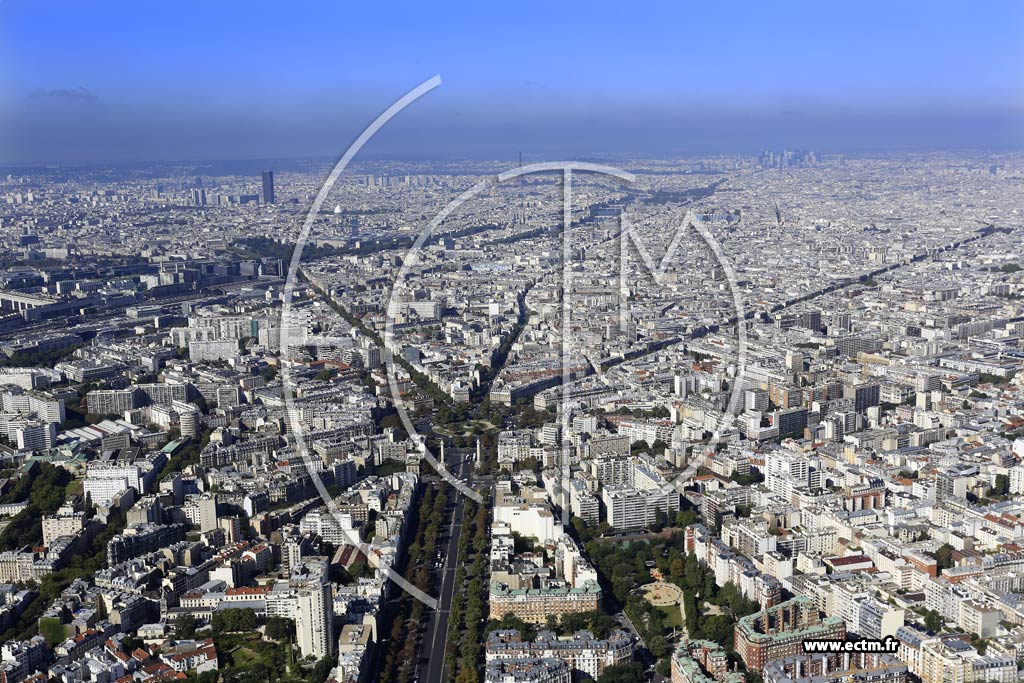 Photo arienne de Paris 20e arr. (Quartier de Charonne)