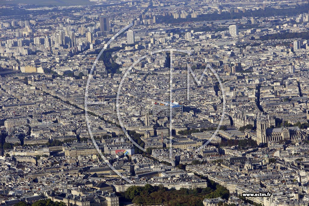 Photo arienne de Paris 6e arr. (Quartier de l'Odon)