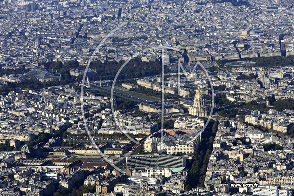 Photo arienne de Paris 7e arr. (Quartier des Invalides - Htel des Invalides)