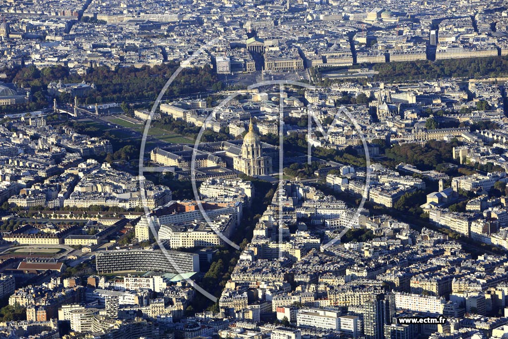 Photo arienne de Paris 7e arr. (Quartier des Invalides - Htel des Invalides)