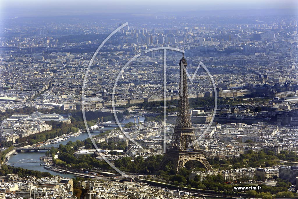 Photo arienne de Paris 7e arr. (Tour Eiffel)
