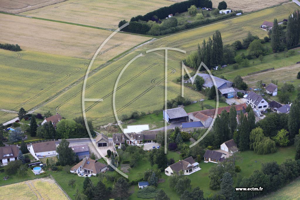 Photo arienne de Arnouville-ls-Mantes