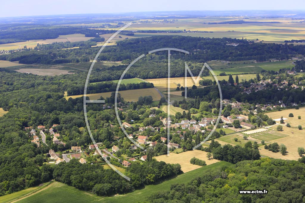 Photo arienne de Autouillet